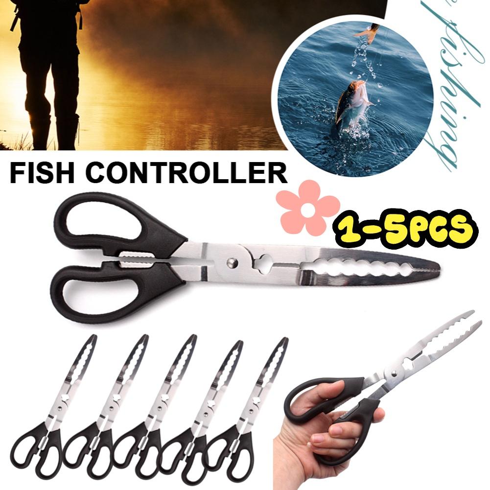 1-5PCS Stainless Steel Fish Grabbing Clamps Tool Accessories for Fisherman Equipment Dropshipping for Fisherman Angler