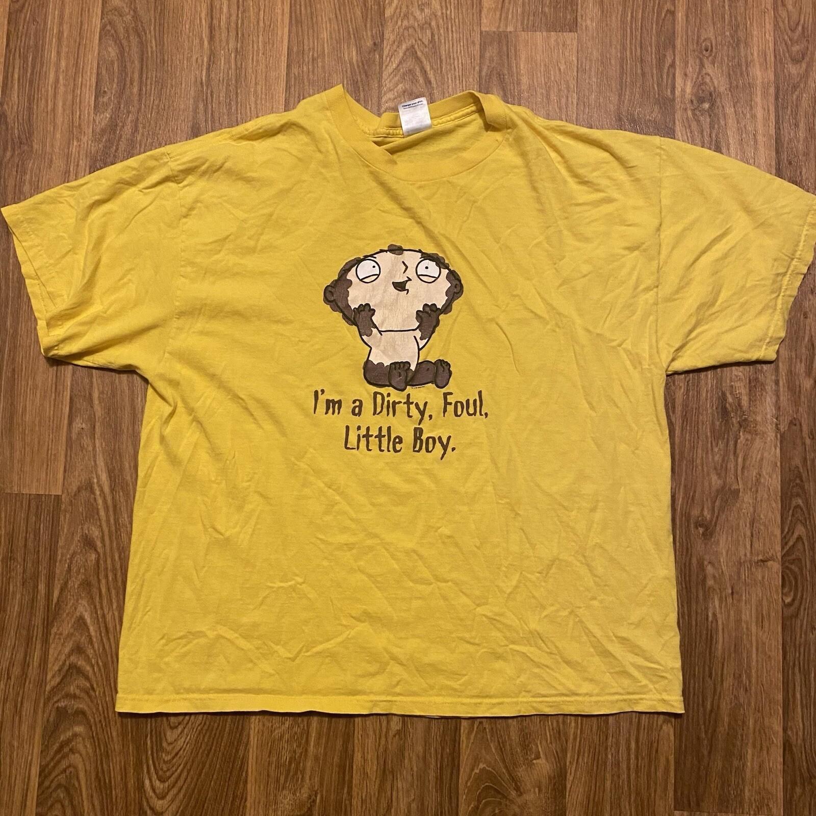 Vintage Stewie Family Guy Shirt Adult XL Humor Funny TV Series 00s Y2K L