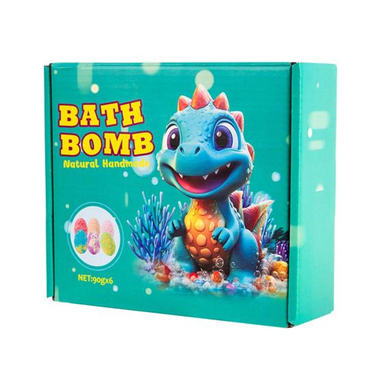 4/6/12 Stück Kinder Badesalz-Badekugeln mit Spielzeug darin Pflanzen Ätherische Öle Handgemachte Sprudelbälle Trockene Haut Feuchtigkeitsspendende Duschkugel Entspannung Spa Geschenk