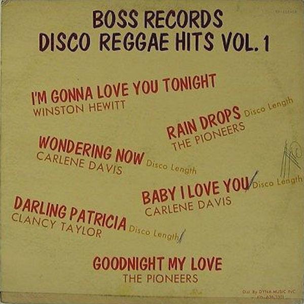 

LP Record VARIOUS Disco Reggae Hits Vol. 1 BR116 Boss Records Canada Reggae Ska Dub Used