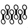 6 Pieces Durable Mask Snorkel Keeper Scuba Diving Snorkeling Holder Retainer