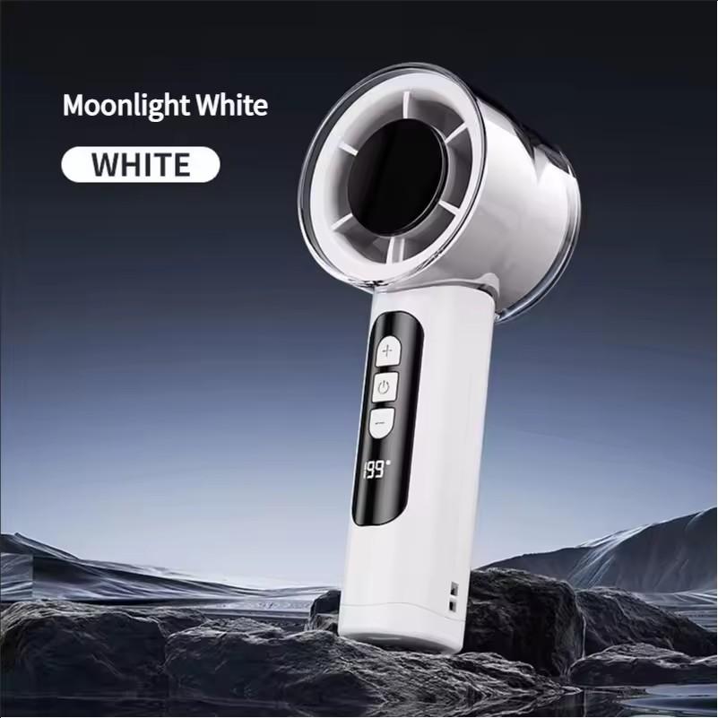 Xiaomi 2026 NEW MEET SUN 199 Speed Portable Handheld Fan Battery Operated Cooling Fan Adjustable Small Desktop Fan With Digital Display