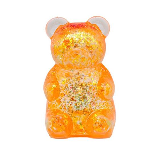 

Clear Bear Squeeze Toy Anxiety Stress Relief Glitter Bear Stress Sugar Ball Sensory Toy Soft Stretchy Decompression Fidget Toy