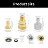 Multipurpose 1/8 Inch BSP Quick Releases Coupler Fitting Home Accessory for Air Rifles and Paintball Equipment