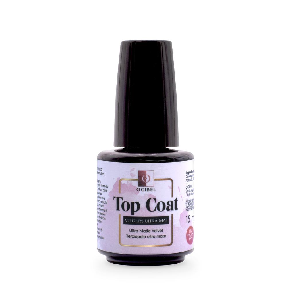 Top Coat Finition Velours Ultra Mat Sans HEMA / DI-HEMA UV / LED - 15ml