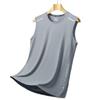 Men's Quick-Dry Sports Vest & Loose Summer T-Shirt - Plus Size, Ice Silk, Sleeveless & Short Sleeve Options