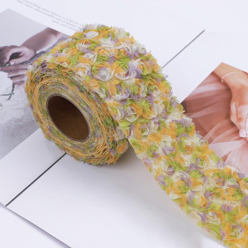 DIY Verzierung Mesh Party-Accessoires Kleid Stickerei Tasche Dekorationen Rosenblätter Vorhänge Geschenk