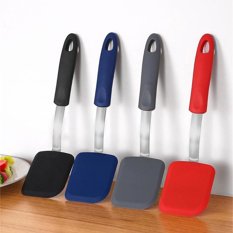 Flexible Kitchen Tool Cooking Shovel Cooking Turners Heat Resistant Kitchen Utensils for Cooking and Flipping Food