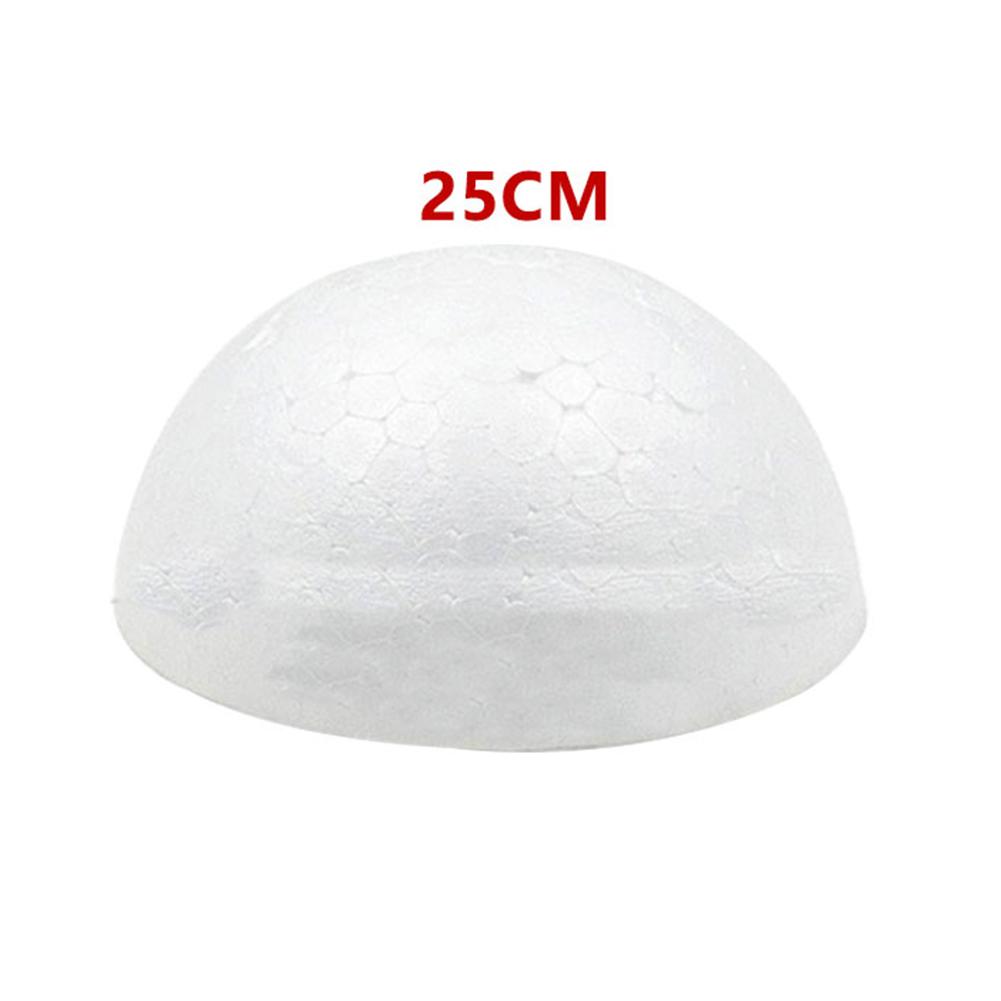 1 buc bile rotunde din spumă de polistiren, 15/18/20/25 cm, pentru decorarea DIY a balului de Crăciun, pentru copii, pentru petrecere de nuntă, pictate, cu flori