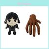 Addams Family Wednesday Doll Plush Toy 25cm Soft Gifts For Fans