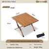 Portable Aluminum Roll-Up Camping Table