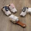 Portable PU Leather Patchwork Golf Ball & Tee Waist Bag