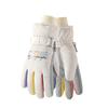 2025 new ski gloves women's winter warm thickened velvet cotton cold-proof play snow water-proof cycling driving touch screen