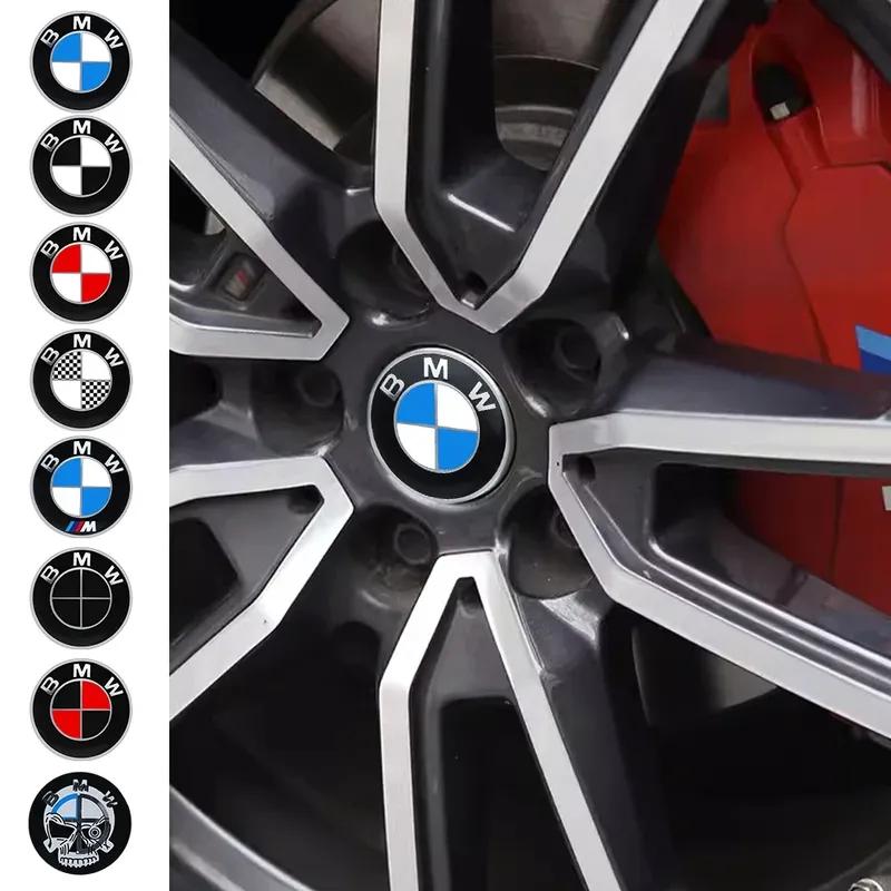 56/60/65mm Car Styling Wheel Center Sticker Hub Cap Badge Decal For BMW M M3 M5 M6 X1 X3 E46 E90 E39 F10 F20 F30 G20 E60 E36 E34