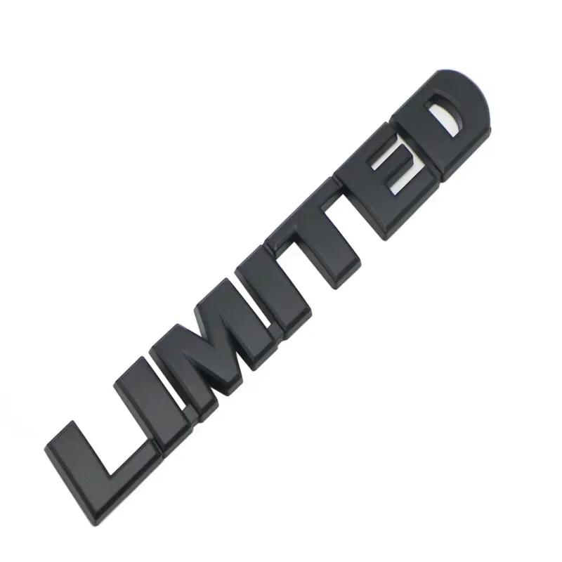 Chrome Black Limited Letters Rear Trunk Fender Emblem Badge Sticker Decals