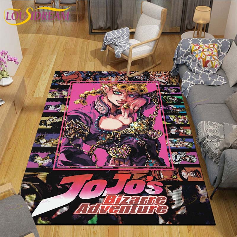 

Японське аніме JoJo Bizarre Adventure Підлога Нековзкий килим Килимок для кімнати Кухня Ванна підлога Водонепроникний килимок 40cm x 120cm