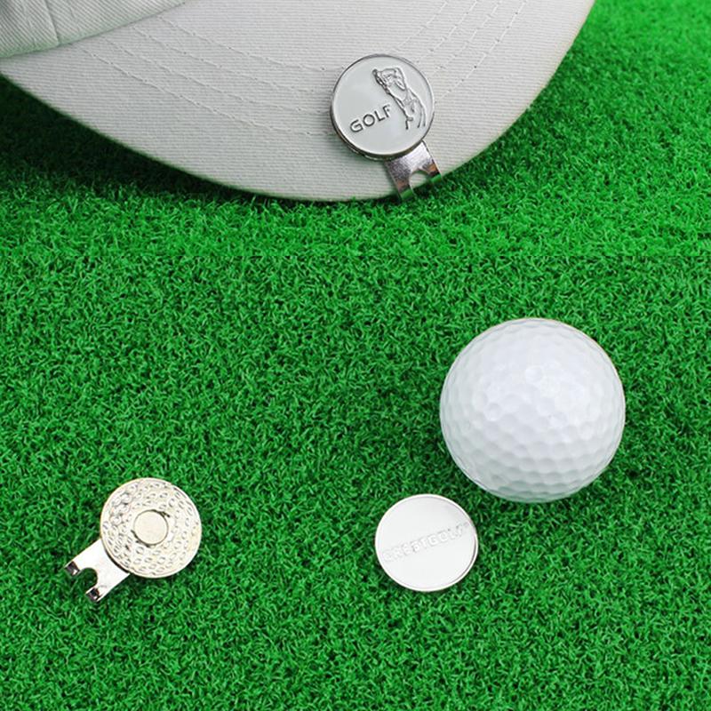 1Pc Golf Kappe Clips Golf Ball Marker Hut Clip Training Zubehör