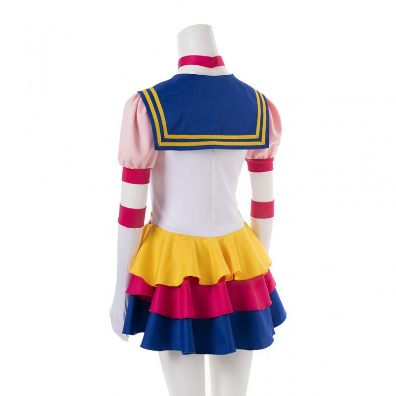 Sailor Moon Cosplay Costume Tsukino Usagi Battle Suit Anime Themed Outfit Events