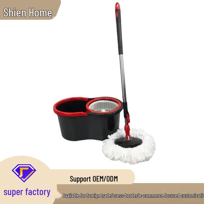 Precision Made 9th Gen Dual Drive Hands-Free Rotating Mop and Bucket Set for Effortless Cleaning