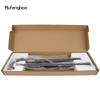 Silver Harts Varghuvud Trärot Gåkäpp Mode Dekorativ Stålstav Gentleman Elegant Cosplay Käpp Knopp Biskopsstav 93cm