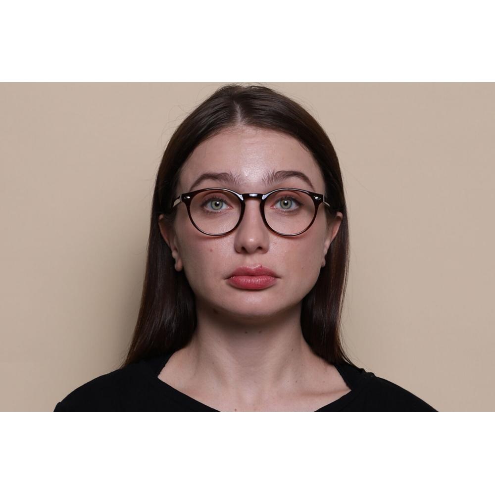 Full Rim Oval Brown Smartbuy Collection Louise Cp148e Fashion Unisex Eyeglasses
