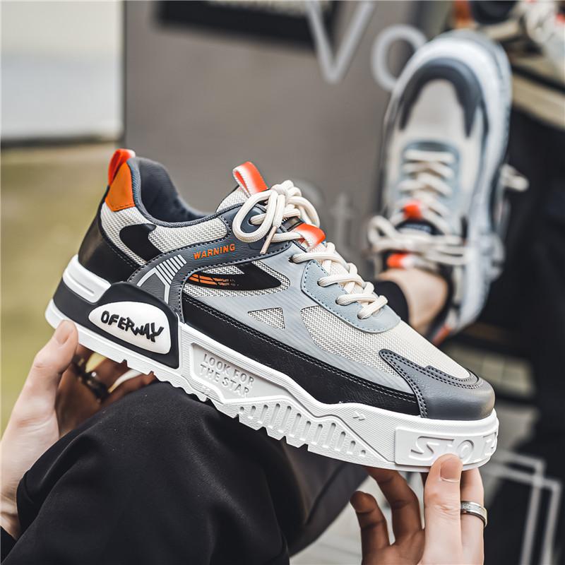 Men Shoes Sneakers Mens Casual Shoes Leisure Luxury Men Walking Shoes Chunky Trend Stakeboard Shoes for Men Sports Running Shoes Male Footwear