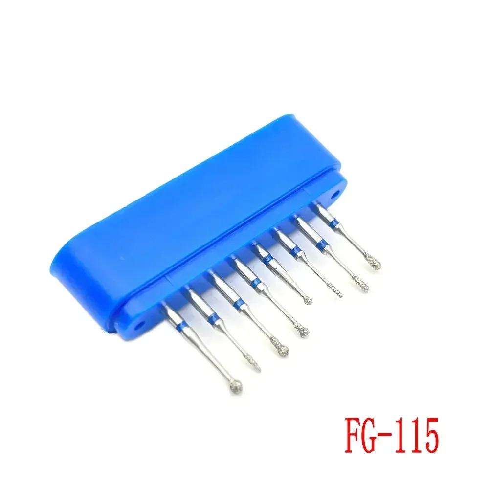 10pcs/box Dental Diamond Burs Drill FG Diamond 1.6mm Shank for High Speed Handpiece Burs