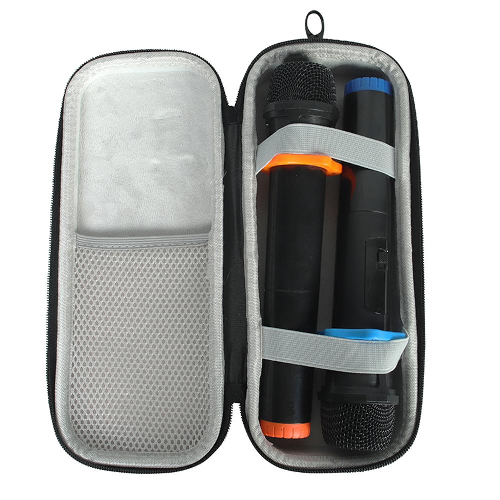 Portable Wireless Microphone Storage Bag, Shockproof Large-capacity Hard Carry Bag With Shoulder Strap For Travelling Camping Business Trip