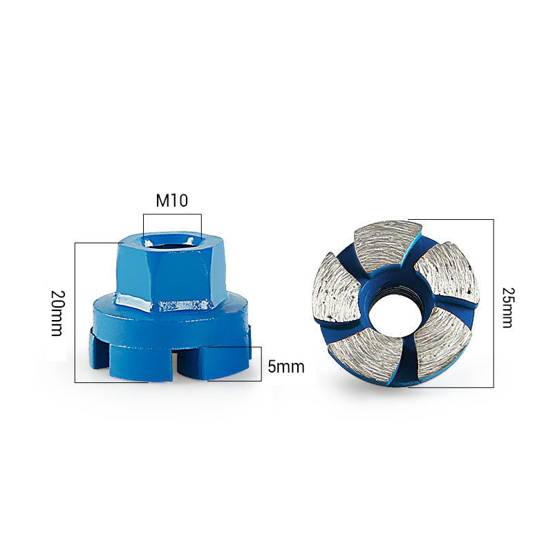 1 Дюйм 25 ММ Маленький Алмазний Шліфувальний Круг Диск Чашкоподібний Бетон Цегла Граніт Мармур Камінь Кутова Шліфмашина Спеціалізовані Інструменти