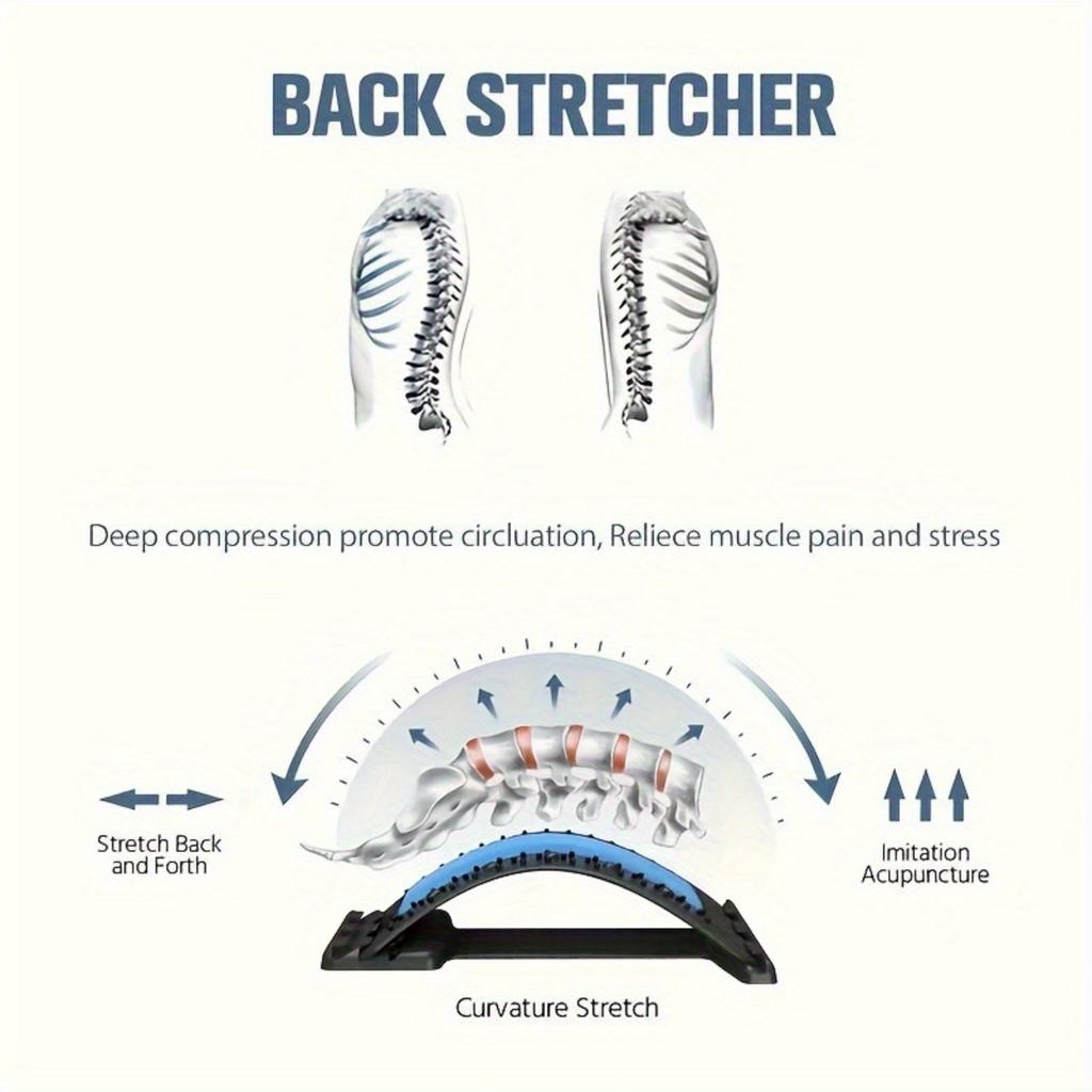 Back Massager Stretcher Equipment Massage Tools Magic Stretch Fitness Relaxation Spine Pain Relief