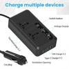 200W Car Inverter DC 12V To AC 220V 230V Transformer Convert Type-C USB Fast Charging EU Socket Car Inverter Power Adapter