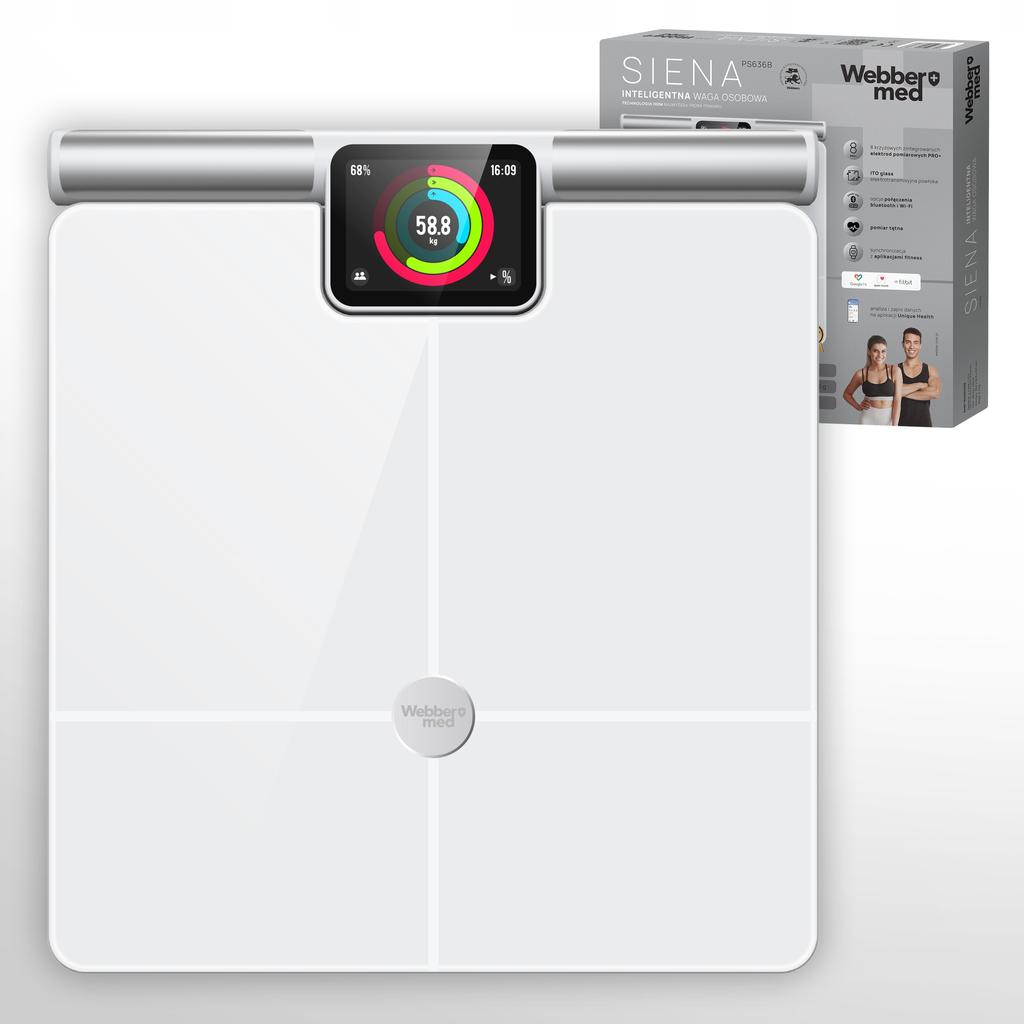 Analytical Bathroom Scale 57 Parameters Apple Health, Google Fit, WIFI