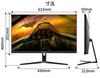 Herní monitor JAPANNEXT, 360 Hz, 1 ms, rozlišení Full HD 1920 x 1080, IPS panel, úhel osvětlení, 27 palců (HDMI/DisplayPort/VESA kompatibilní/modrá
