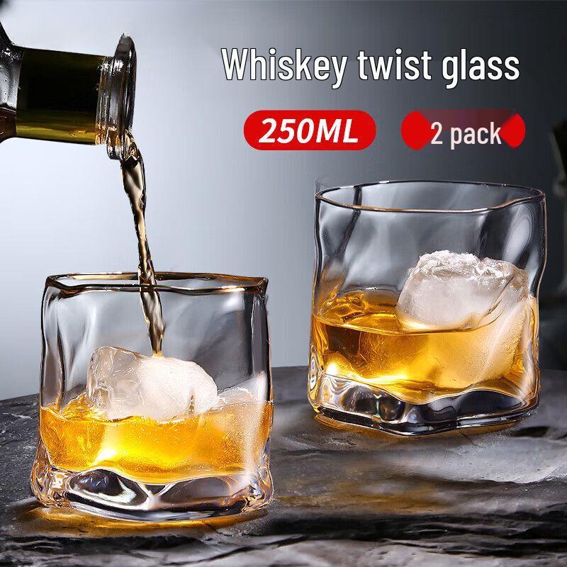 

Необычные прозрачные стаканы для виски 250ML (Set of 2)