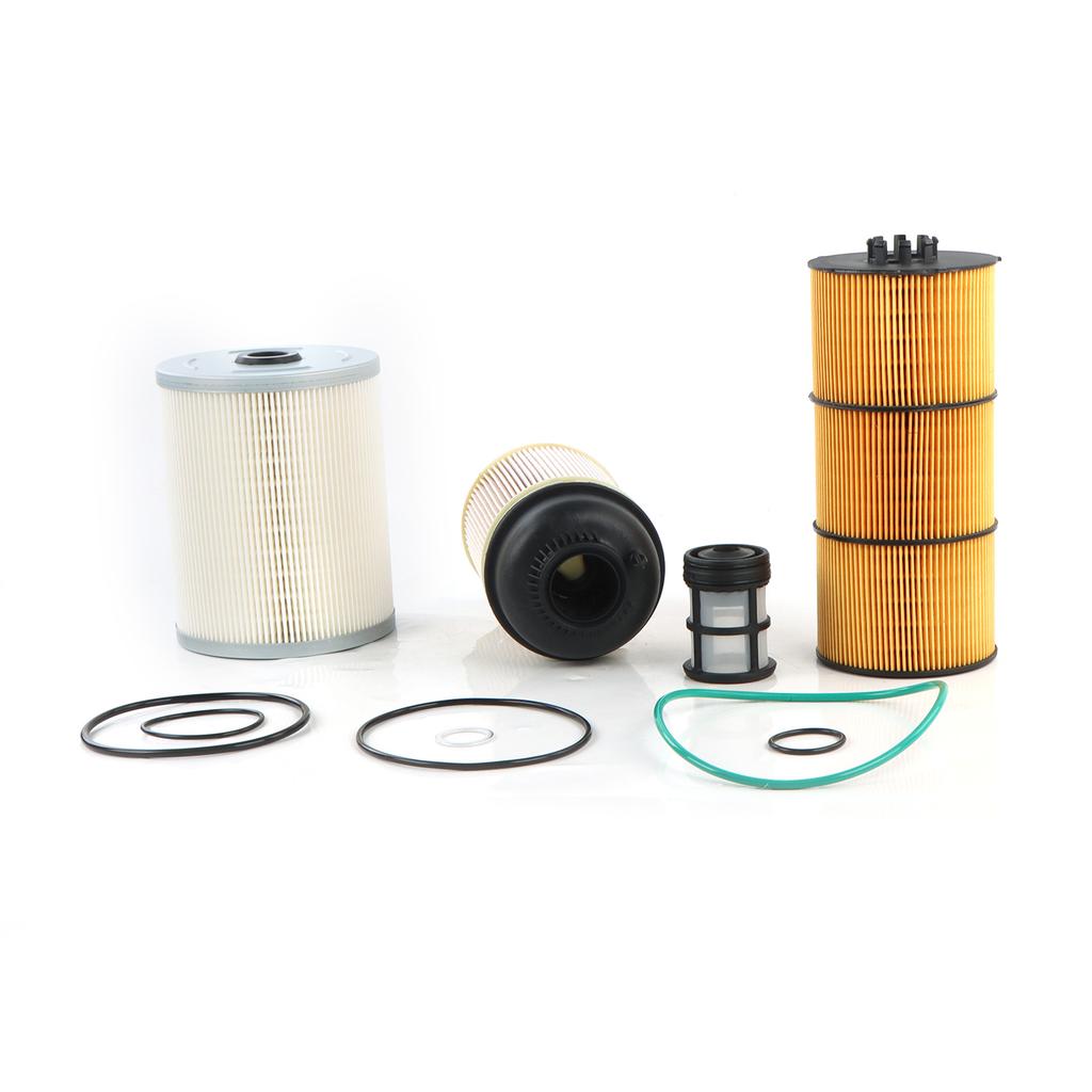 1set Oil & Fuel Filter For F1reightliner DD13 DD15 DD16 P551011 P551063 P551005