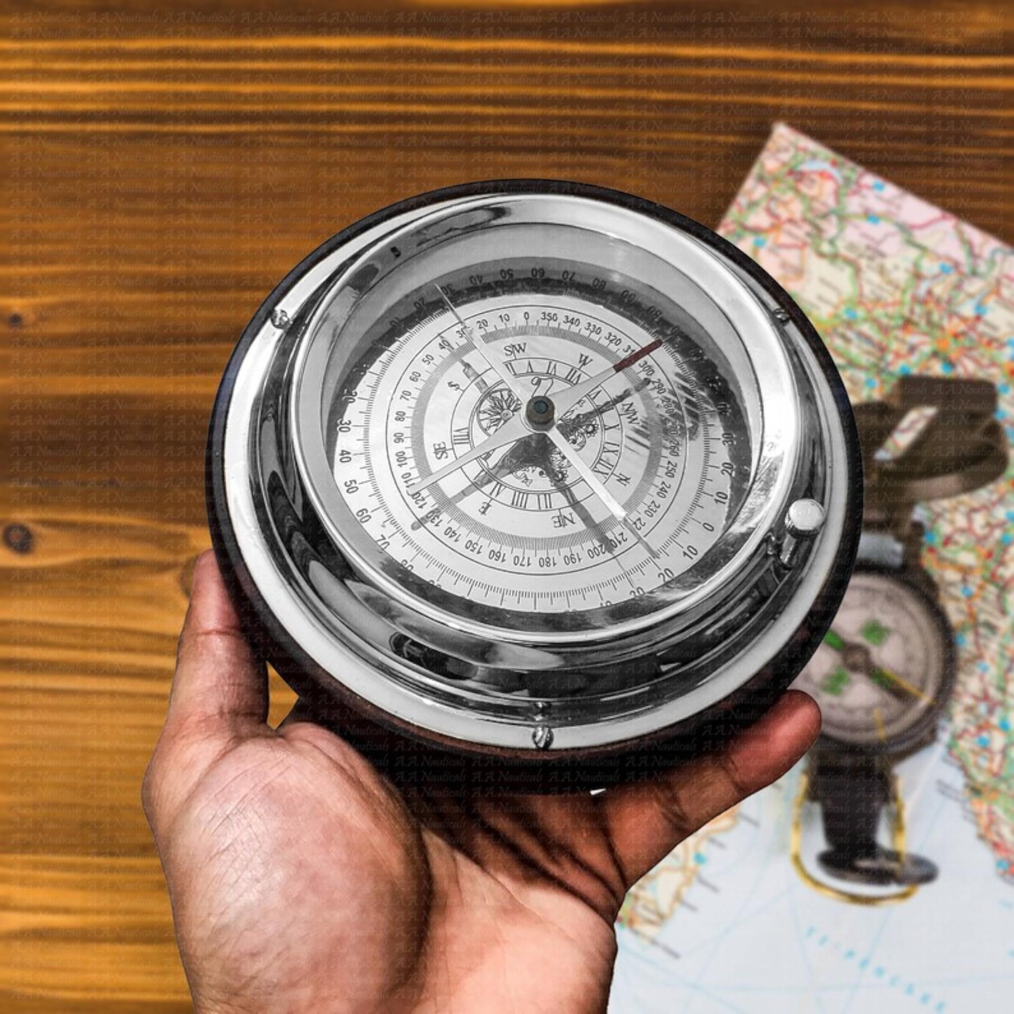 

Большой индивидуальный гравированный компас с четырьмя стрелками для него, для нее, для мужчин и женщин, для подарков для домашнего декора, для жениха, на Рождество, на годовщину