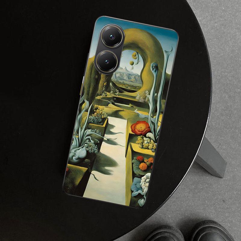 

Salvador Dali Art Phone Case Cover for Xiaomi Poco X6 X5 X7 Pro F7 Ultra Redmi 15C 15 13C 13 12C 12 10C 10 10A 9C 9A 9T 9 Coque Xiaomi Poco X7 Pro