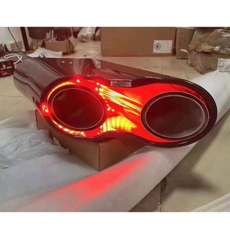 Mercedes-Benz G-Class W464 G63 Rocket Version Dry Carbon Fiber Exhaust Luminescent Tailpipe