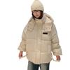 2025 winter new Korean down padded jacket women's loose hooded short cotton jacket padded jacket thickened student bread suit