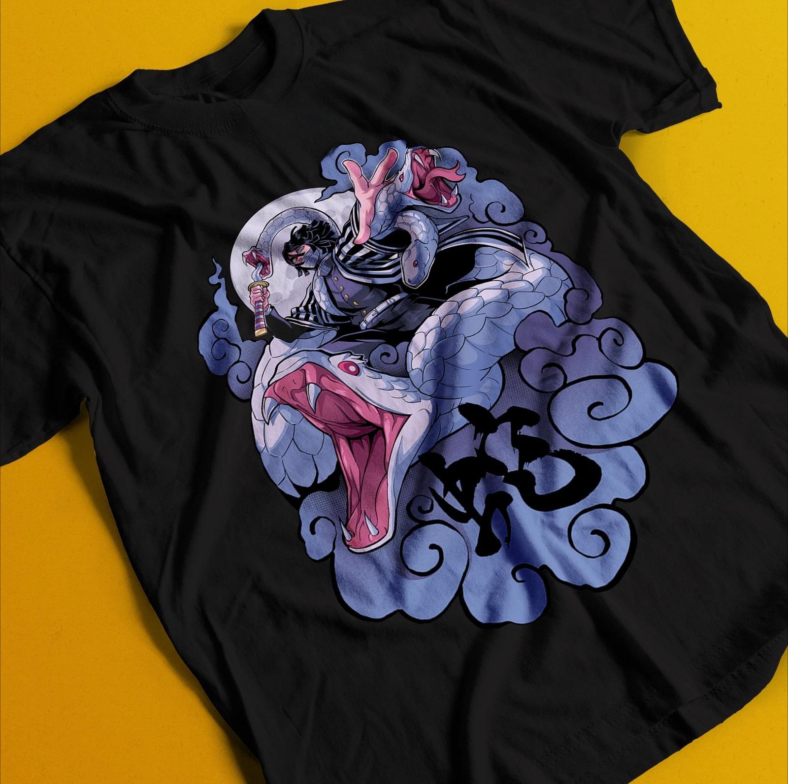 

Demon Slayer Shirt Obanai Iguro Tshirt Zenitsu TShirt Muzan Tanjiro Doma Tee Summer Unisexs and Womens Tshirt Top XL