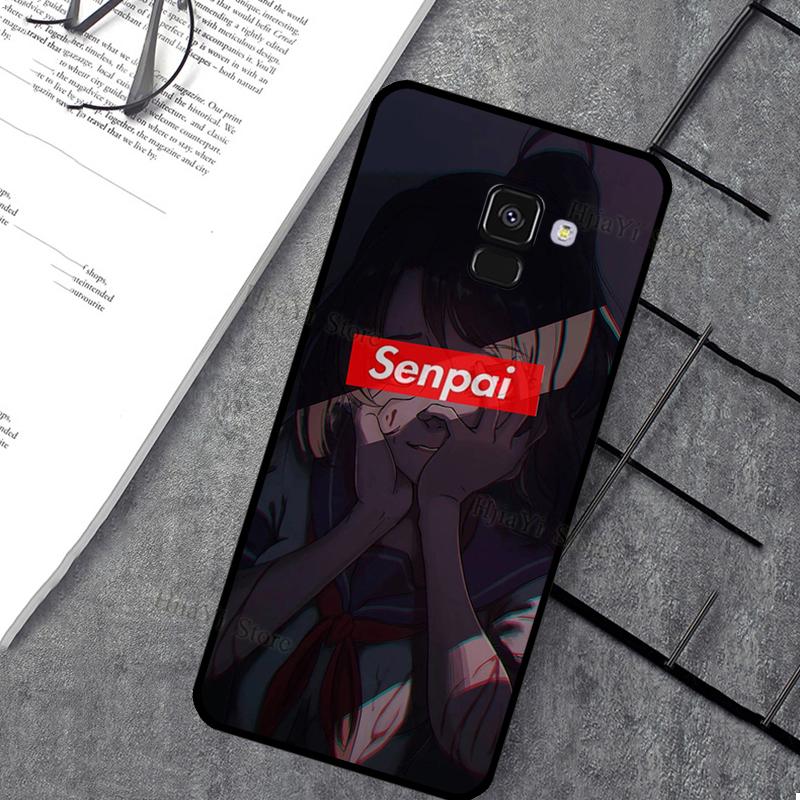 Sugoi Senpai Anime Case For Samsung J3 J5 J7 J1 A3 A5 2016 2017 J4 J6 J8 A7 A9 A6 A8 Plus 2018 Coque Fundas