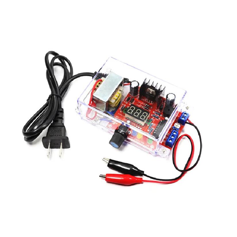 Electronic DIY LM317 Adjustable Voltage Regulated Kit DC Step-down Power Supply Making Parts With Case Soldering Assembly 220V