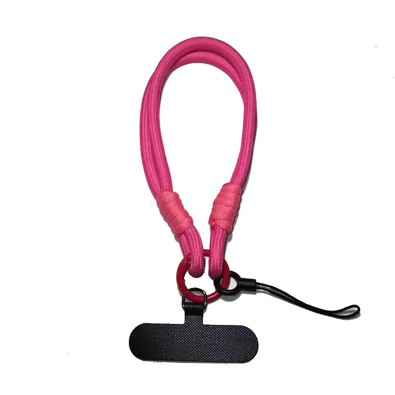 Creative Phone Lanyard Cute Woven Wrist Strap Multifunctional Security Wristband Earphone Anti-lost Short Rope Portable Keychain