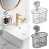 Suction Cup Storage Rack Non-drilling Wall Mounted Container Bathroom Accessories for Shower Kitchens Home Decor