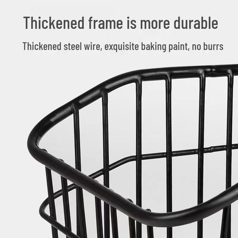 Folding Rear Bike Cargo Basket: Large Capacity Mountain Bike Luggage Rack