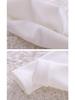Girls' Thickened Lace Beaded Warm Fleece-lined Winter T-shirt