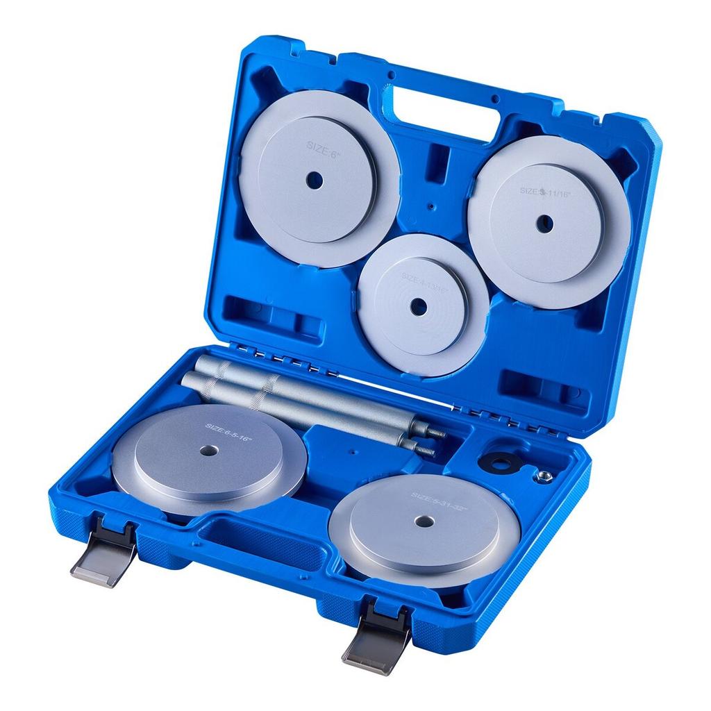 Bearing Press Kit, 7 Pcs, Bearing Race and Seal Driver Set with 5 Bushings, Handle Shaft and Extension Rod, Bushing Driver Tool Set, Heavy Duty