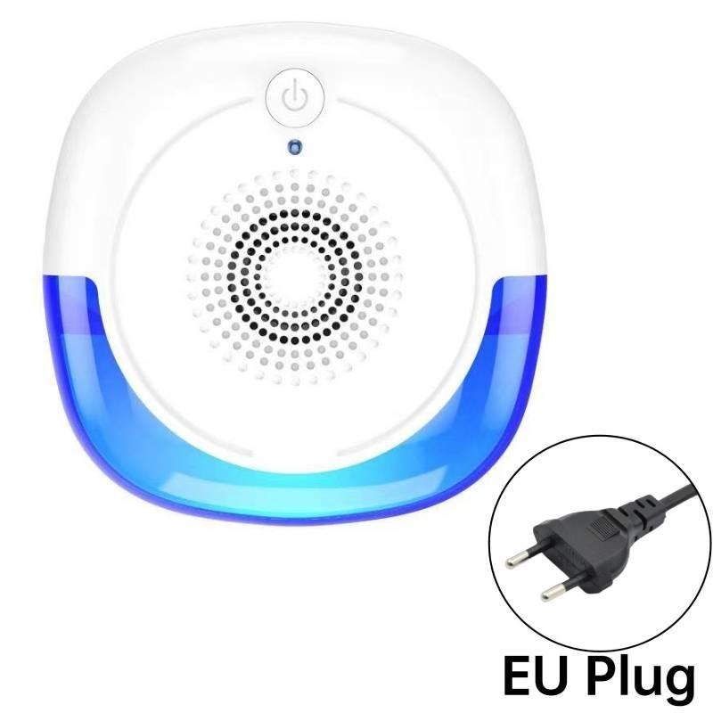 

Ультразвуковой комнатный подключаемый отпугиватель вредителей, лампа-уничтожитель комаров, средство от насекомых EU