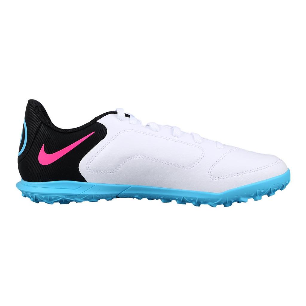 New Nike Slip Resistant Cushioning Abrasion Resistant Low Top Kids' Soccer Shoes Blue White Kids' DA1334-146