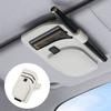 PU Leather Magnetic Car Eyeglass Clips Creative Sunglasses Storage Case  Vehicle Accessory